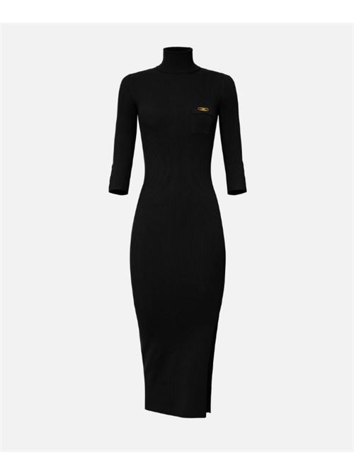 ABITO IN MAGLIA CON TASCHINO ELISABETTA FRANCHI | AM23B56E2110 Nero